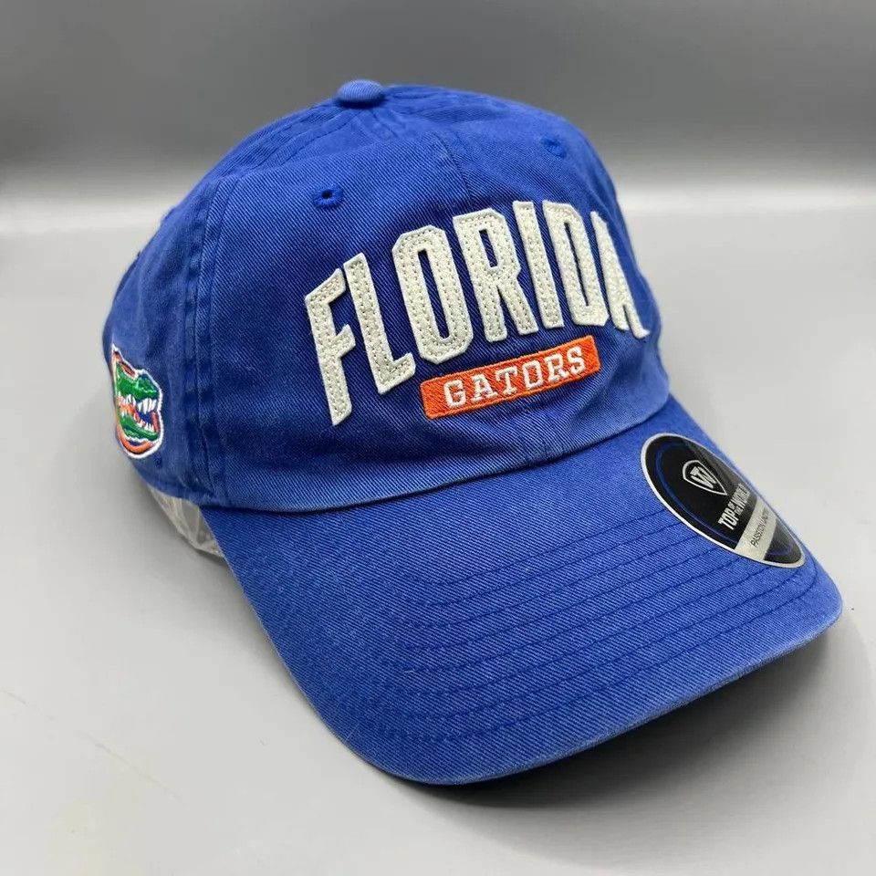 Top Of The World Florida Gators Hat Men Blue Top of the World Strap Back Cap Size ONE SIZE - 3 Thumbnail