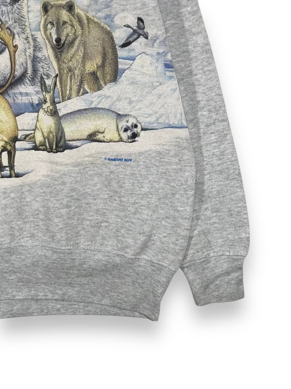 Habitat × Vintage Vintage Habitat xciv wolf bear rabit birds goat white animal Size US L / EU 52-54 / 3 - 3 Thumbnail