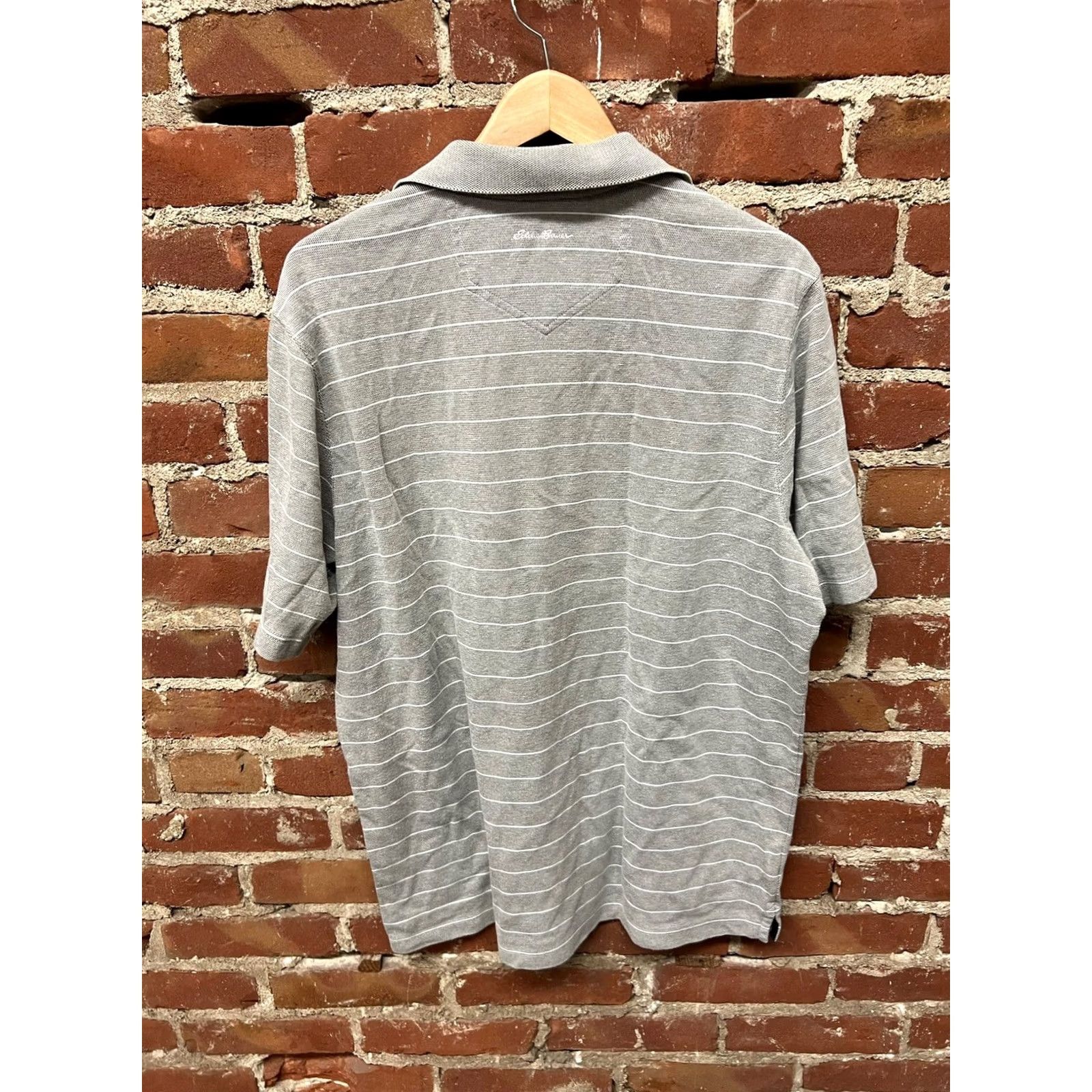 Eddie Bauer Eddie Bauer Polo Shirt Mens Large Tall Gray Travex Short Sleeve Zip Pocket Size US L / EU 52-54 / 3 - 3 Thumbnail
