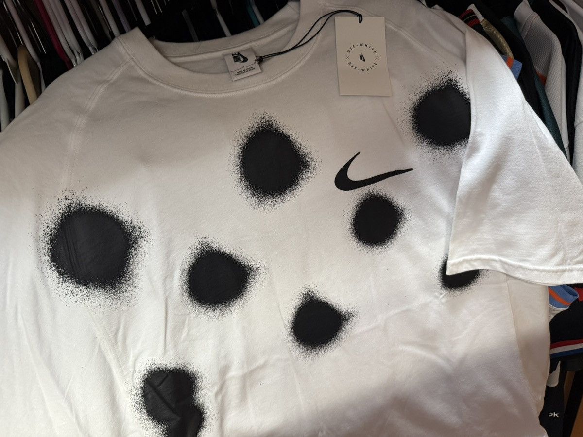 Off-White Off-White Nike Virgil Abloh Spray Dot Tee Size US L / EU 52-54 / 3 - 4 Thumbnail