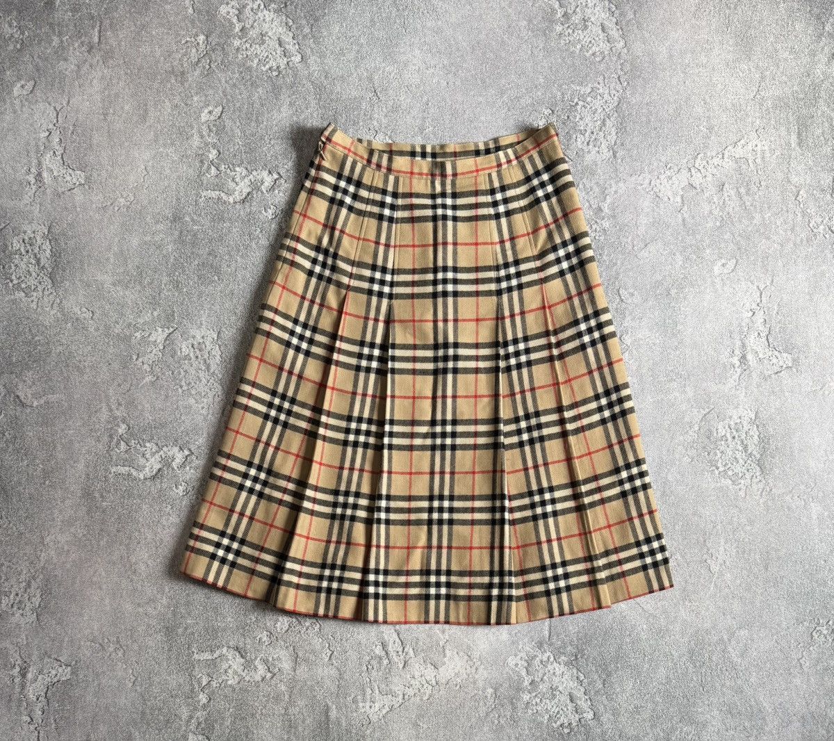 Burberry × Vintage Burberry nova check Chekered long skirt casual Burberrys 90s Size 25" / US 0 / IT 36 - 9 Thumbnail