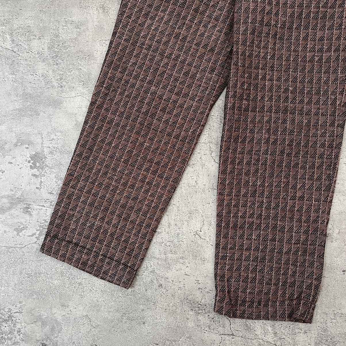 Needles × Nepenthes Needles Tucked Geometric Jacquard Trousers Size US 30 / EU 46 - 5 Thumbnail