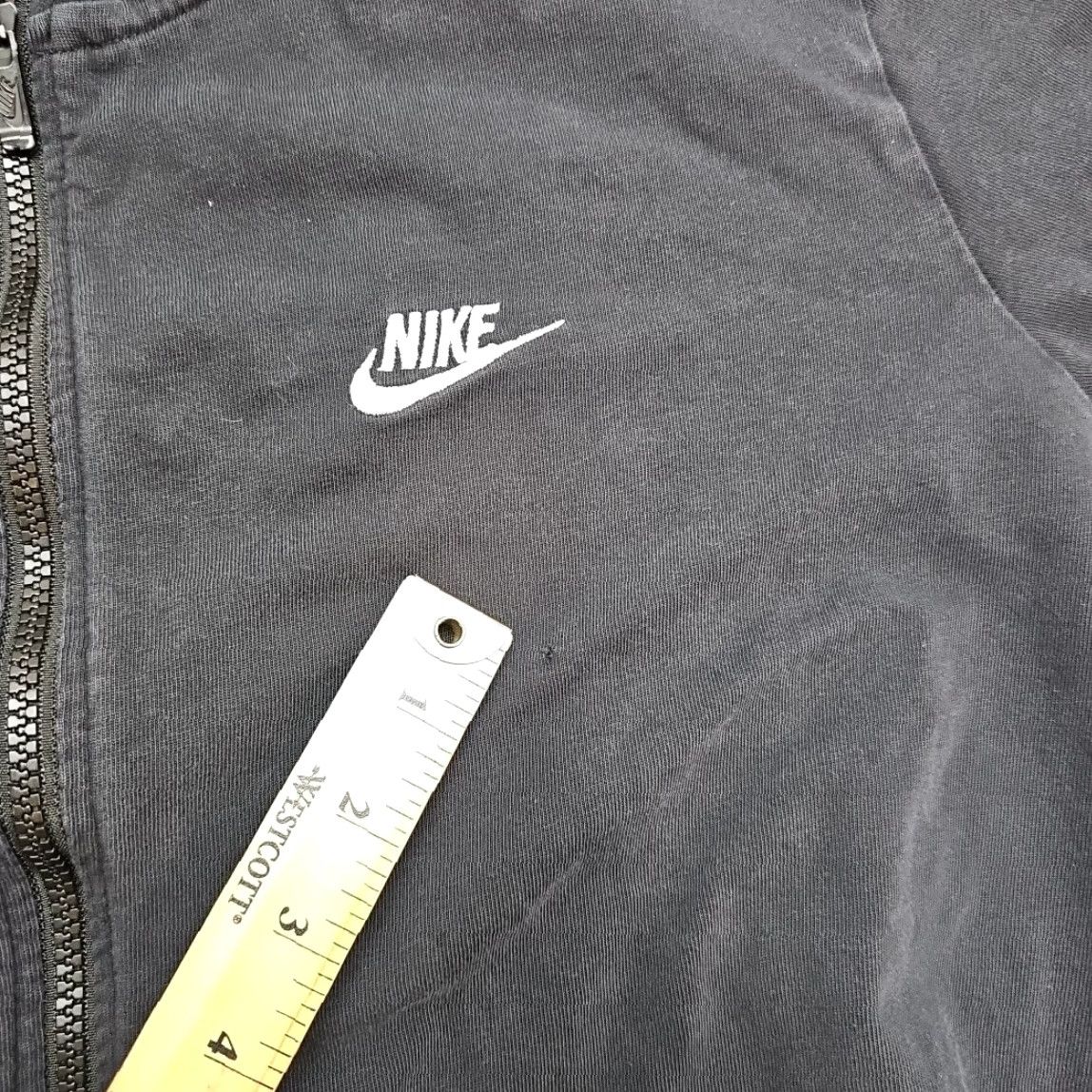 Nike Nike Full Zip Hoodie Men XL Black Cotton Blend Sweatshirt Sportswear Casual Gym & Training Size US XL / EU 56 / 4 - 7 Thumbnail