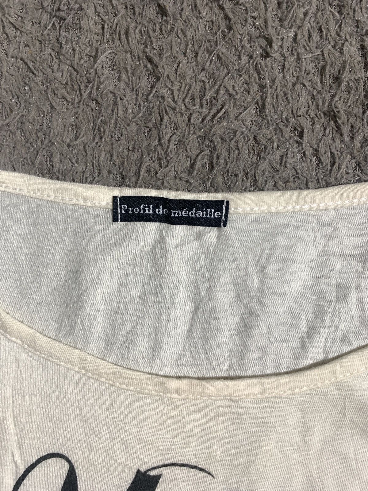 Beauty Beast × Hysteric Glamour × Japanese Brand JAPANESE~ PROFIL DE MEDAILLE POEM LONG SLEEVE T-SHIRT Size M / US 6-8 / IT 42-44 - 5 Thumbnail