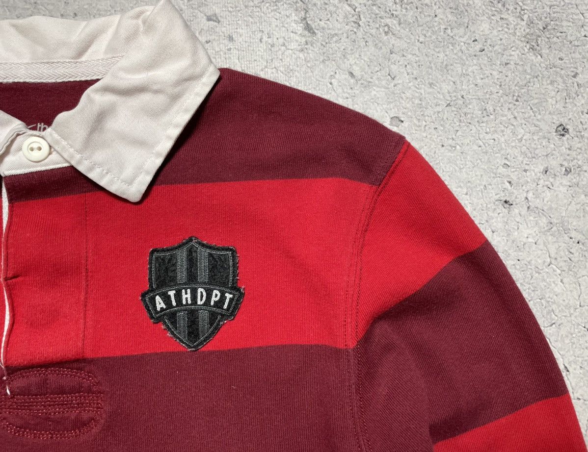 Nike Nike Vintage Striped Rugby Long Sleeve ATHDPT Y2K Swoosh Size US S / EU 44-46 / 1 - 6 Thumbnail