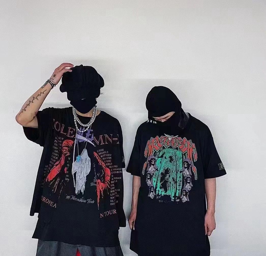 Raf Simons Raf Simons Death Print Paneled Short Sleeve New Size US S / EU 44-46 / 1 - 3 Thumbnail