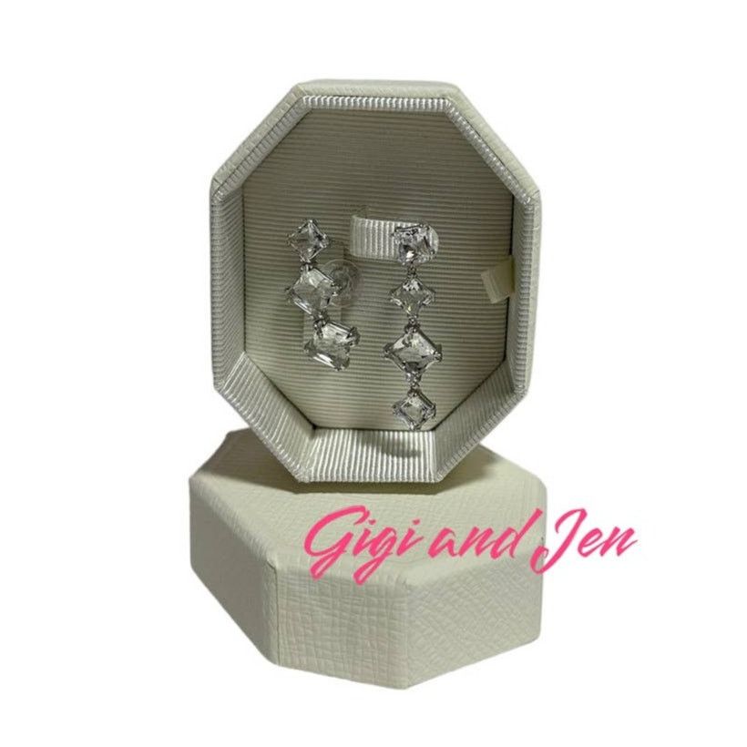 Swarovski Swarovski Millenia ear cuff Set (2), Asymmetrical design Size ONE SIZE - 1 Thumbnail
