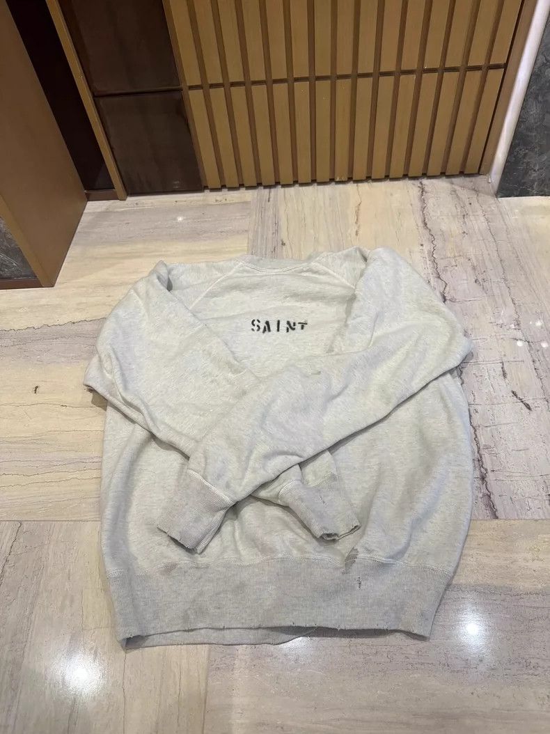 Saint Michael Saint Michael Frankenstein washed it to make it old hoodie Size US L / EU 52-54 / 3 - 8 Thumbnail
