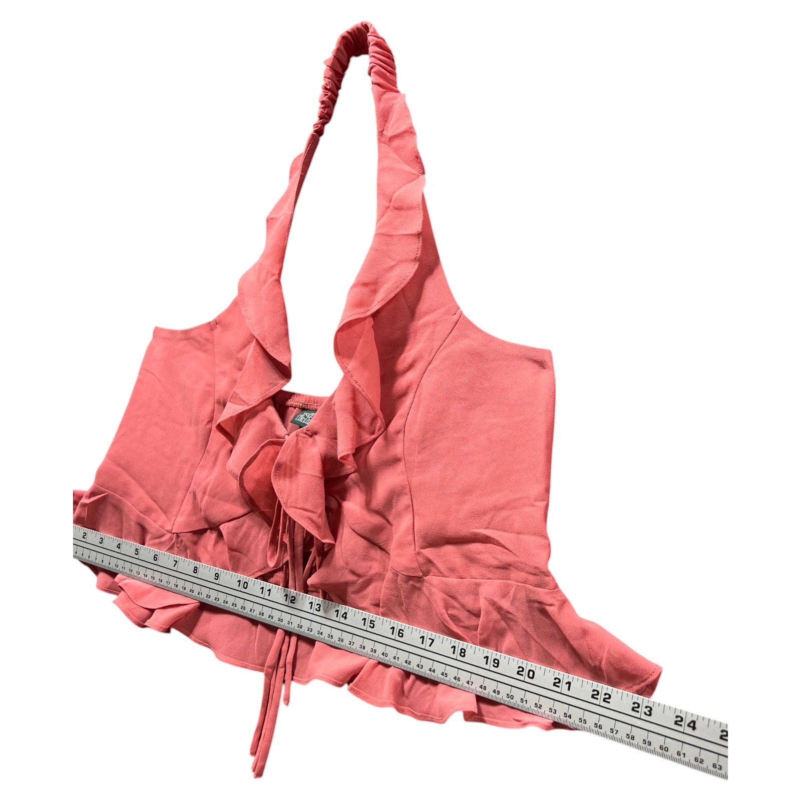 Other Wild Fable - Women's Ruffle Chiffon Flyaway Halter Top - Sal Size M / US 6-8 / IT 42-44 - 7 Thumbnail
