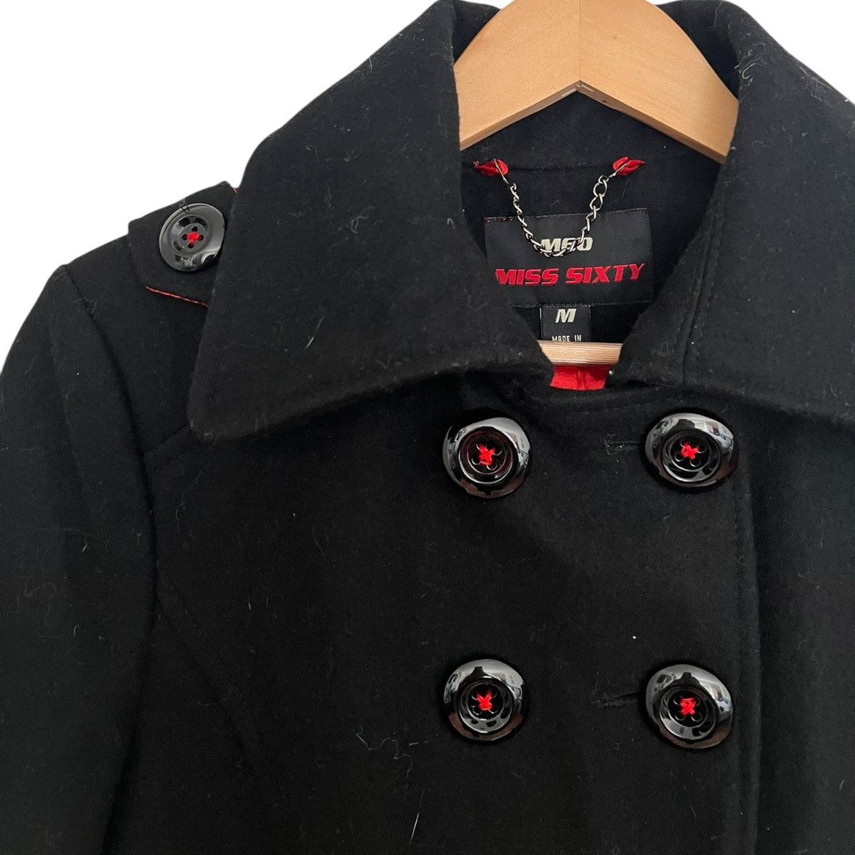Miss Sixty Miss sixty wool double breast coat Size M / US 6-8 / IT 42-44 - 2 Thumbnail