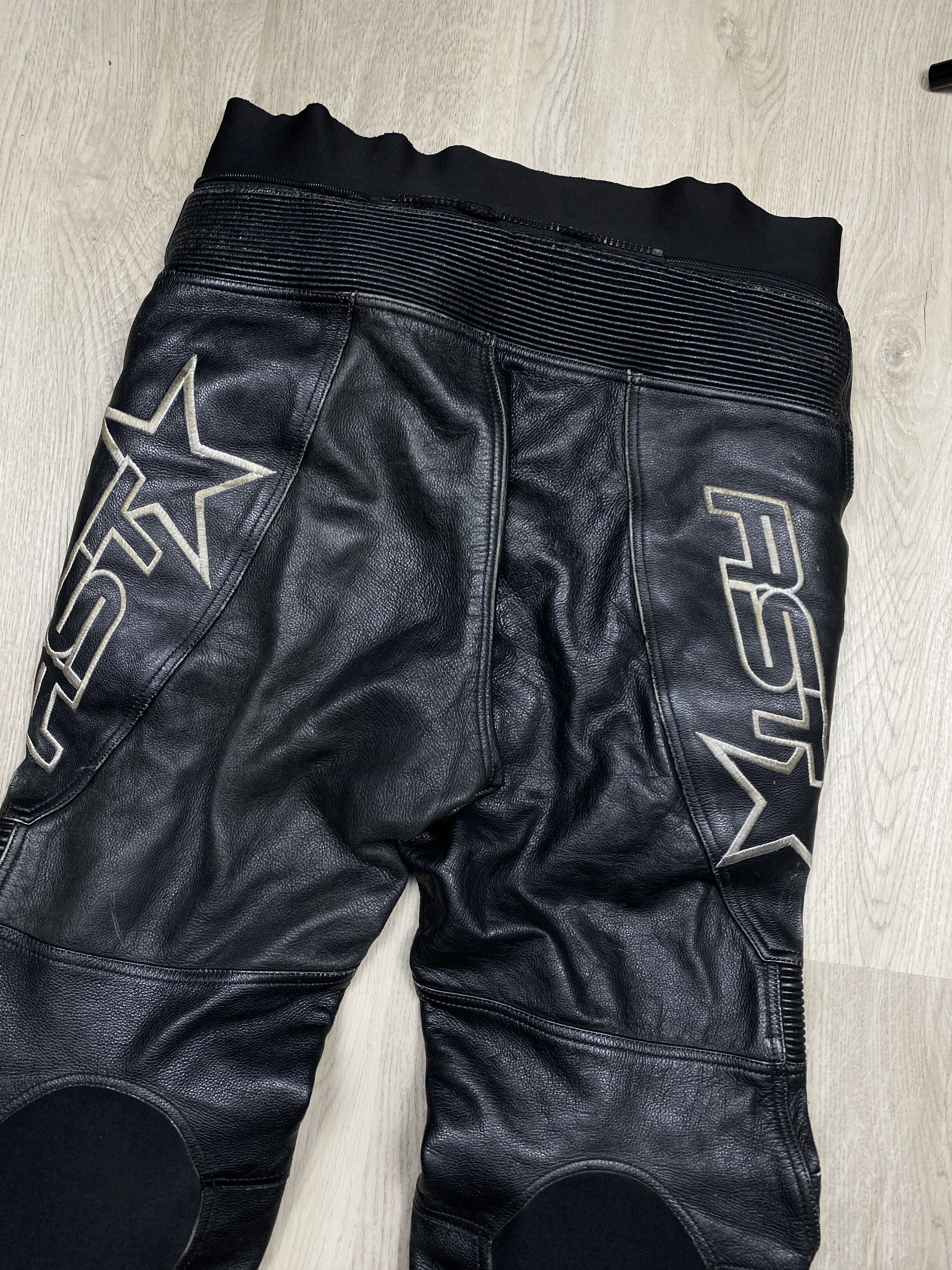 Genuine Leather RST Vintage Mens Genuine Leather Biker Pants Size US 34 / EU 50 - 10 Thumbnail