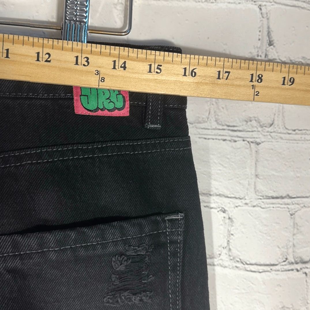 Empyre Empyre Jeans Womens Baggy Distressed Black 8 Jeans Women Skate Loose Fit Pants 31in Inseam Mens? Women? Size 30" / US 8 / IT 44 - 6 Thumbnail