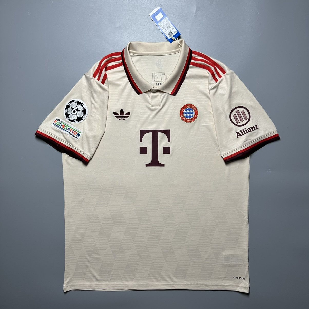 Vintage BAYERN ADIDAS 2024/2025 FOOTBALL THIRD JERSEY #17 OLISE Size US XL / EU 56 / 4 - 2 Thumbnail