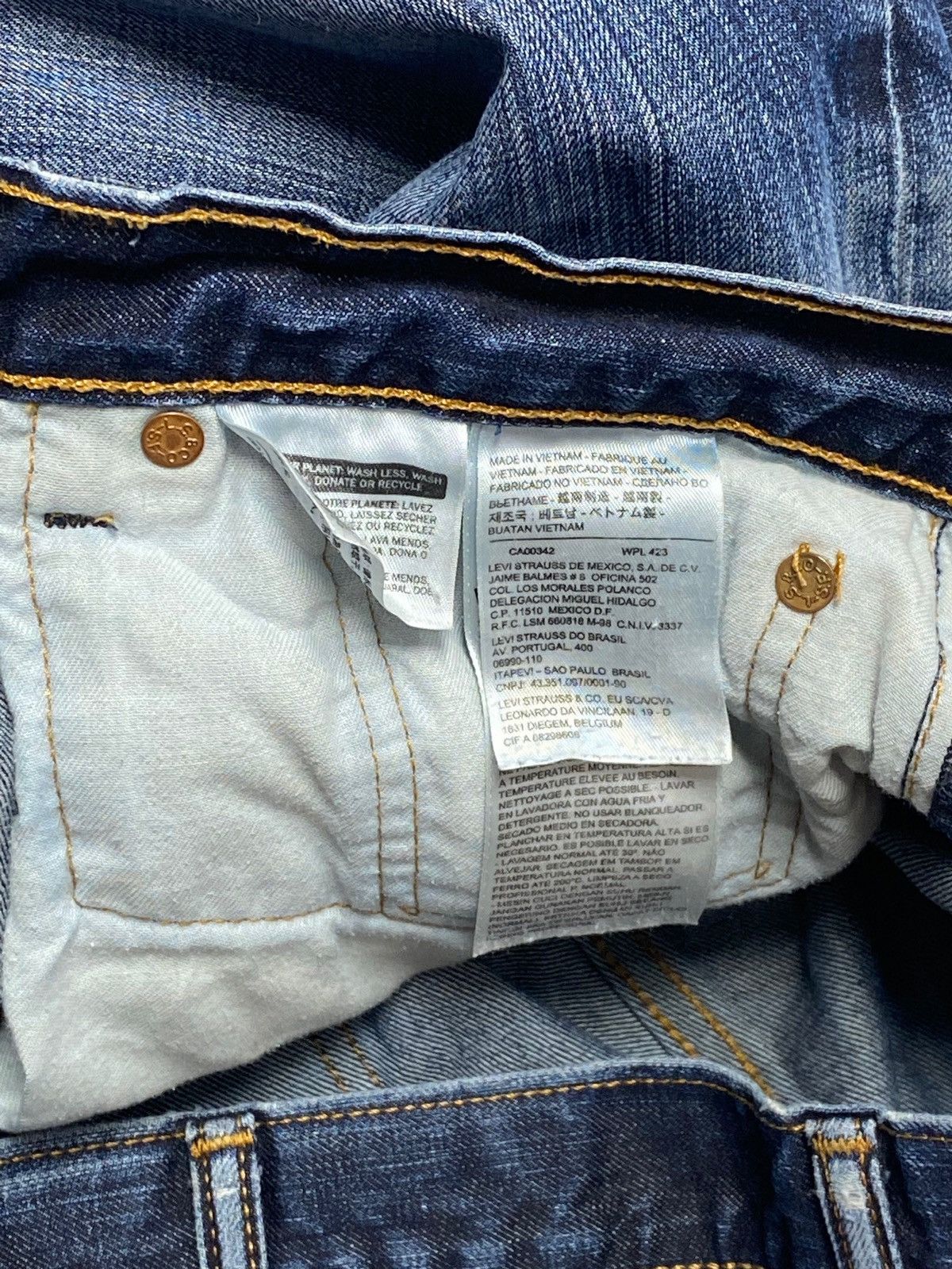 Levi's Vintage LEVI'S 501 Distressed Jeans Denim Baggy Oversized Size US 38 / EU 54 - 7 Thumbnail