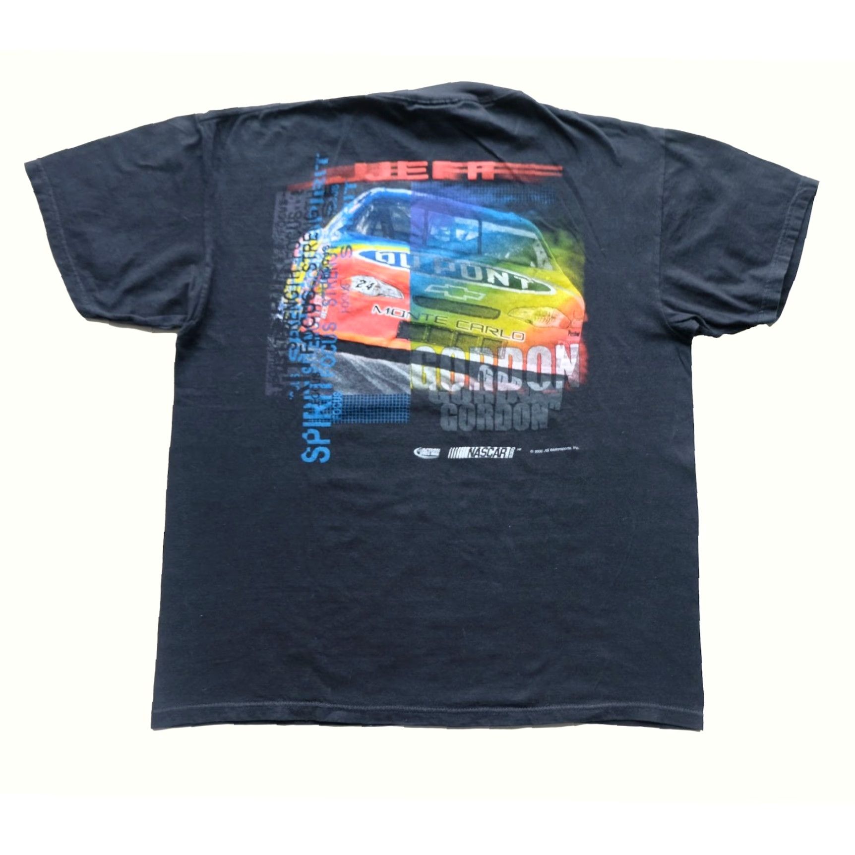 Chase Authentics VINTAGE NASCAR Jeff Gordon Chase Authentics Chevy Ford Racing T Shirt USA Men SZ M Black 90s Cars Retro USA Mens Tee Size US M / EU 48-50 / 2 - 3 Thumbnail