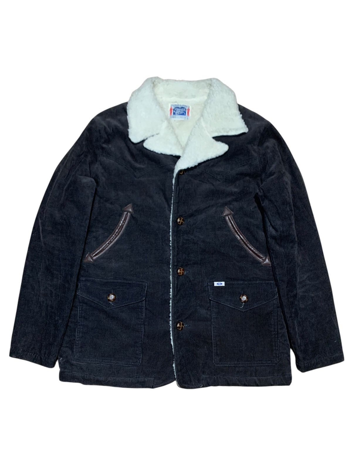 Pherrow's Pherrows stormyblue corduroy sherpa jacket Size US L / EU 52-54 / 3 - 3 Thumbnail