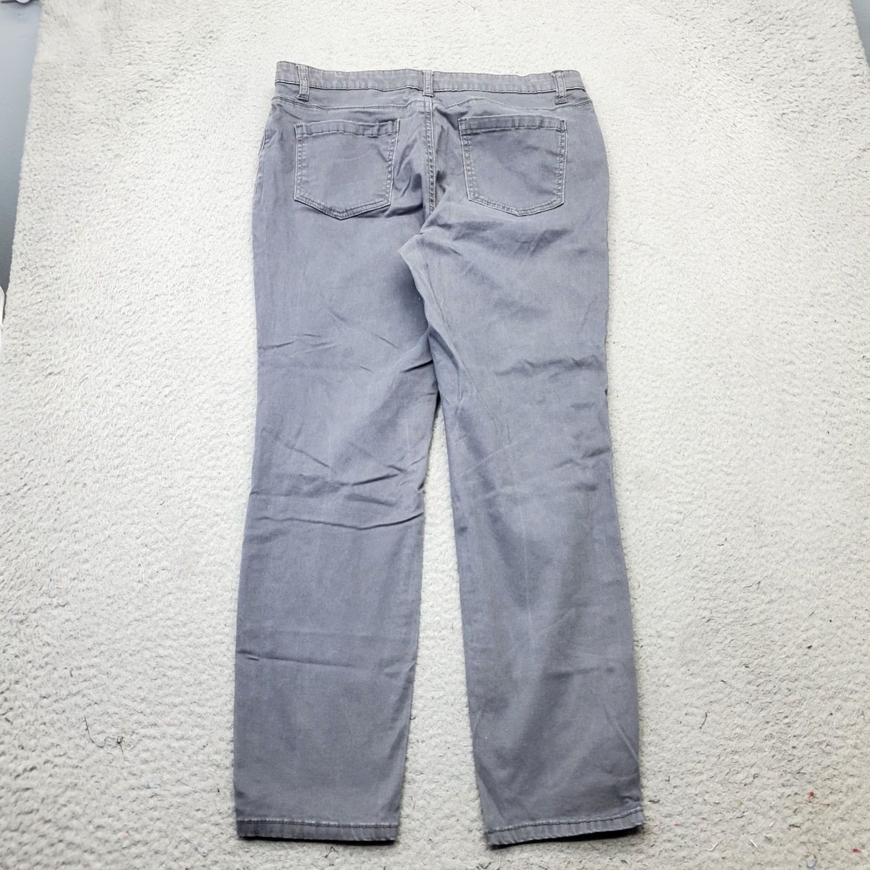 Buffalo David Bitton Buffalo Jeans Women 10 Skinny Gray Stretch Ankle Grazer Mid-Rise Size 32" / US 10 / IT 46 - 2 Thumbnail