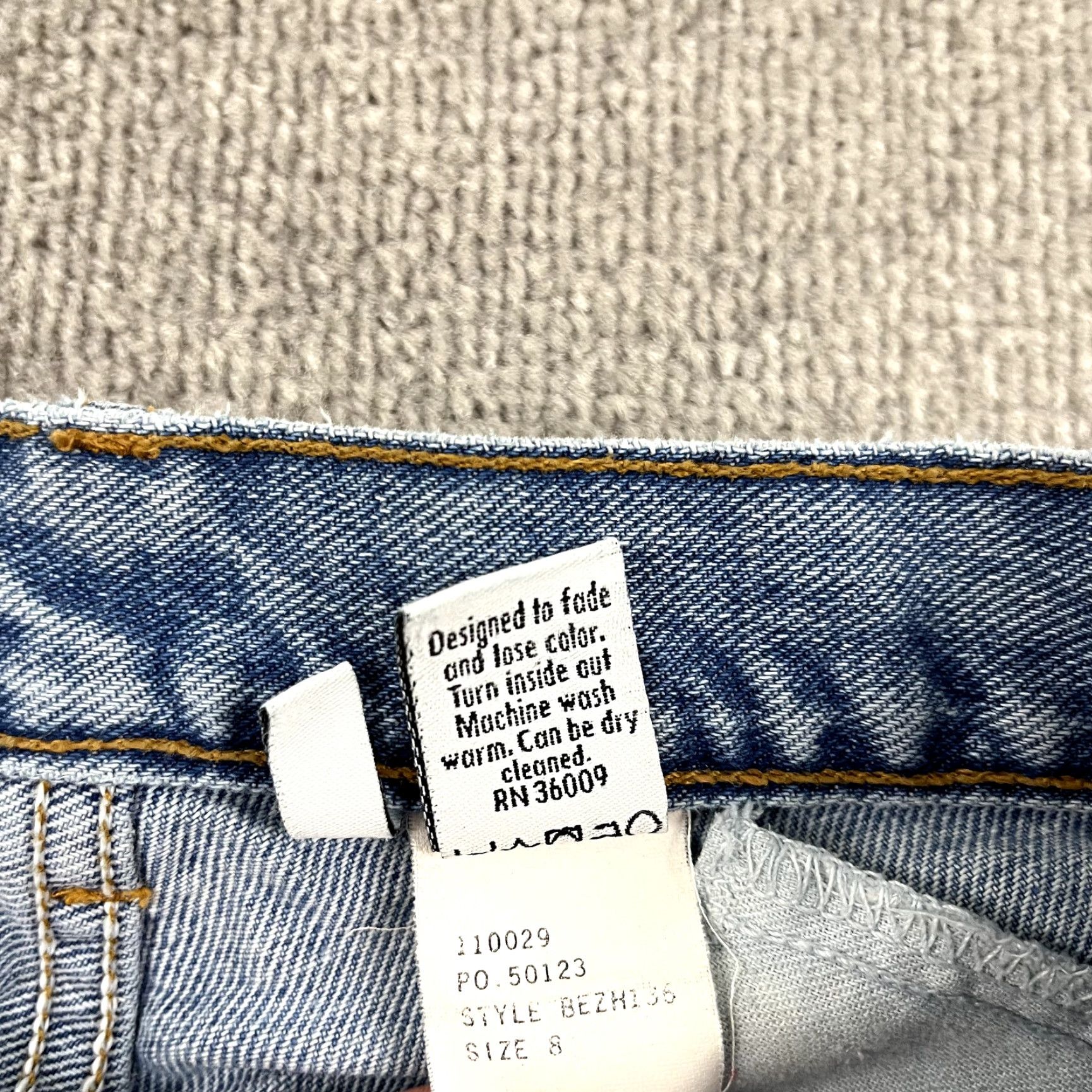 Calvin Klein VINTAGE CALVIN KLEIN Jeans Womens 26x26 Light Blue Denim Slim Straight 8 100% Cotton Blue Womens Jeans Size 30" / US 8 / IT 44 - 4 Thumbnail