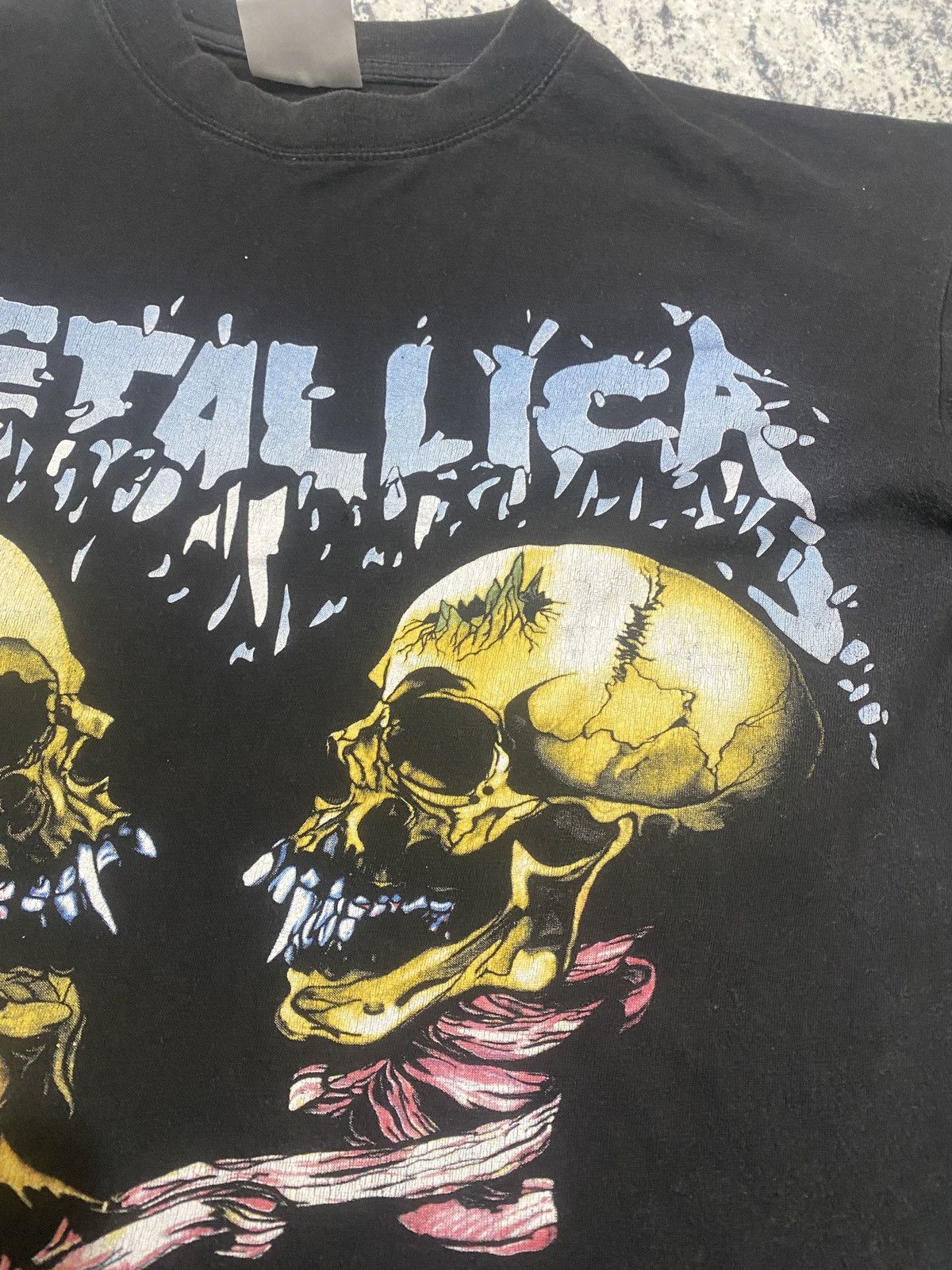 Band Tees Metallica big logo skeleton vintage tee 90s Size US M / EU 48-50 / 2 - 4 Thumbnail