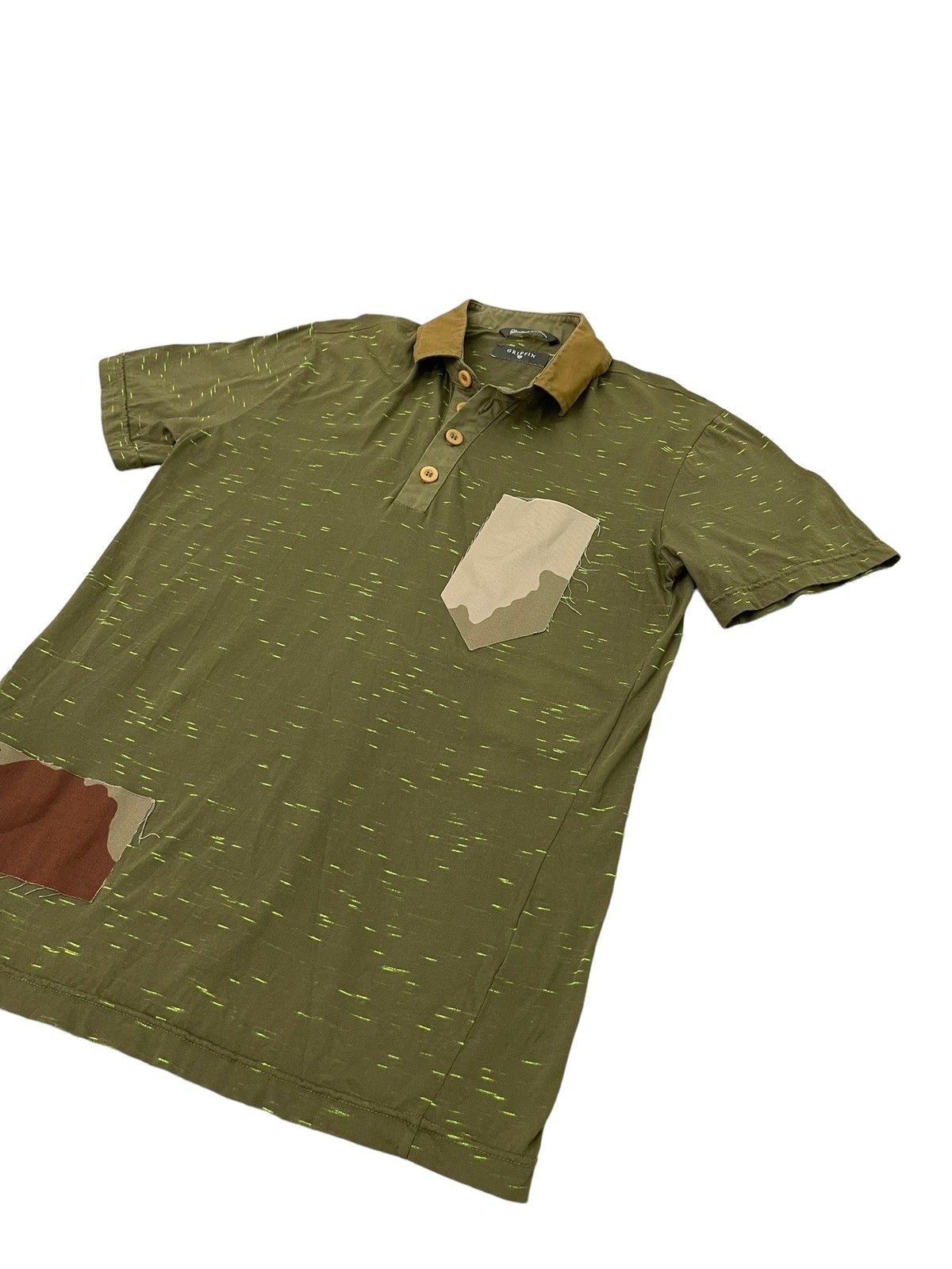 Griffin Patchwork Polo Griffin Italy Limited Edition 5🟩2 Size US M / EU 48-50 / 2 - 3 Thumbnail