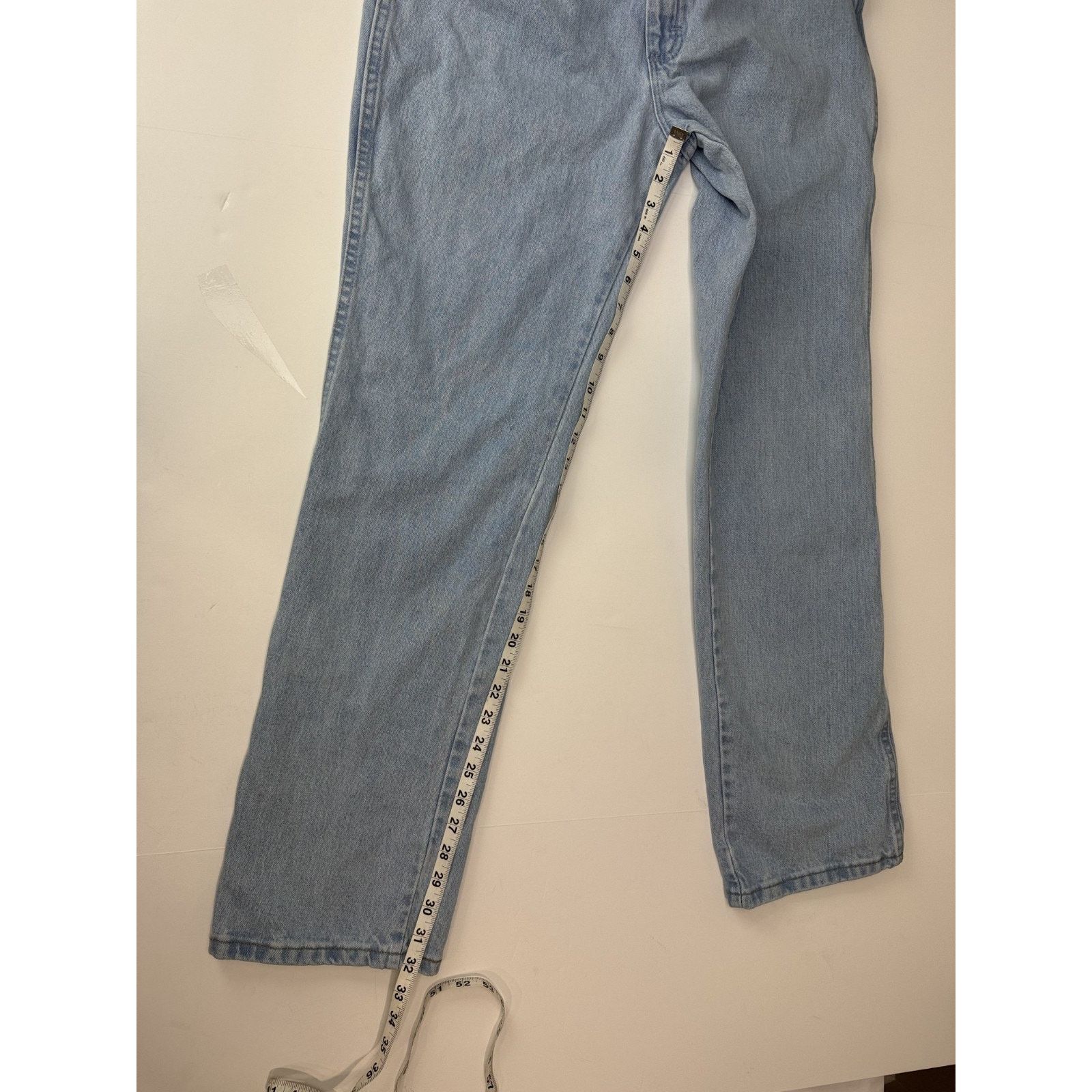 Other Wrangler Jeans Men LIght Wash Western Straight Cowboy 35*32 Size US 35 - 5 Thumbnail