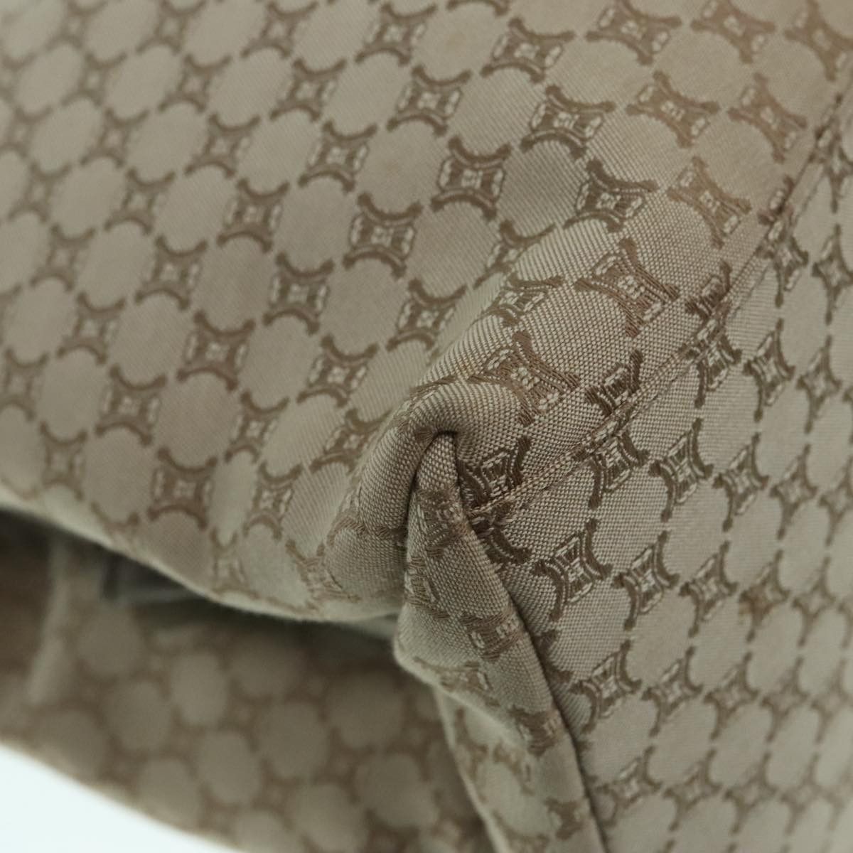 Celine CELINE Macadam Canvas Shoulder Bag Beige Gold Size ONE SIZE - 15 Thumbnail
