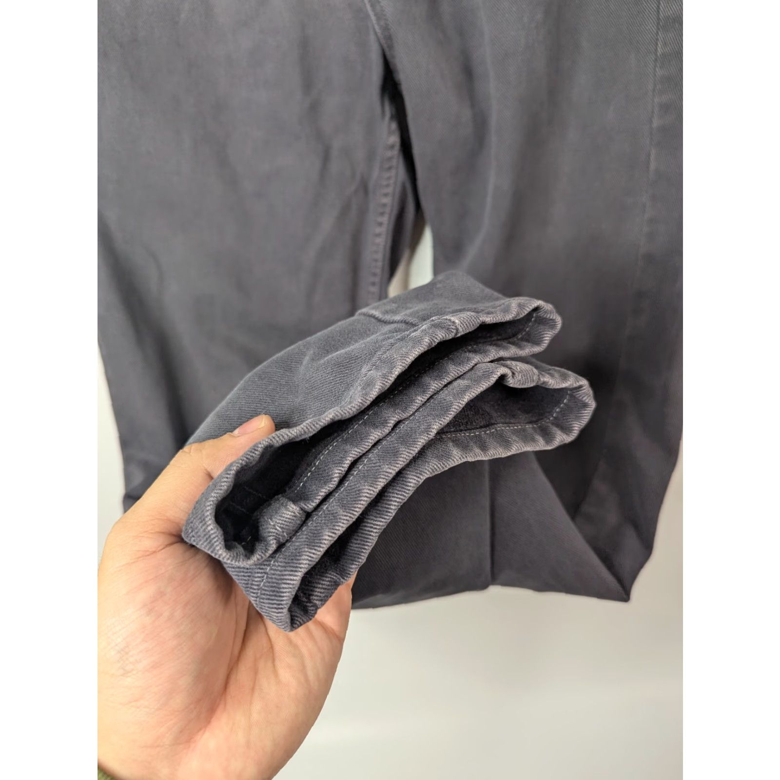 Guess VINTAGE GUESS Black Faded Grey Jeans Straight Leg Y2K Size 30 Retro Pants USA Size 30" / US 8 / IT 44 - 5 Thumbnail