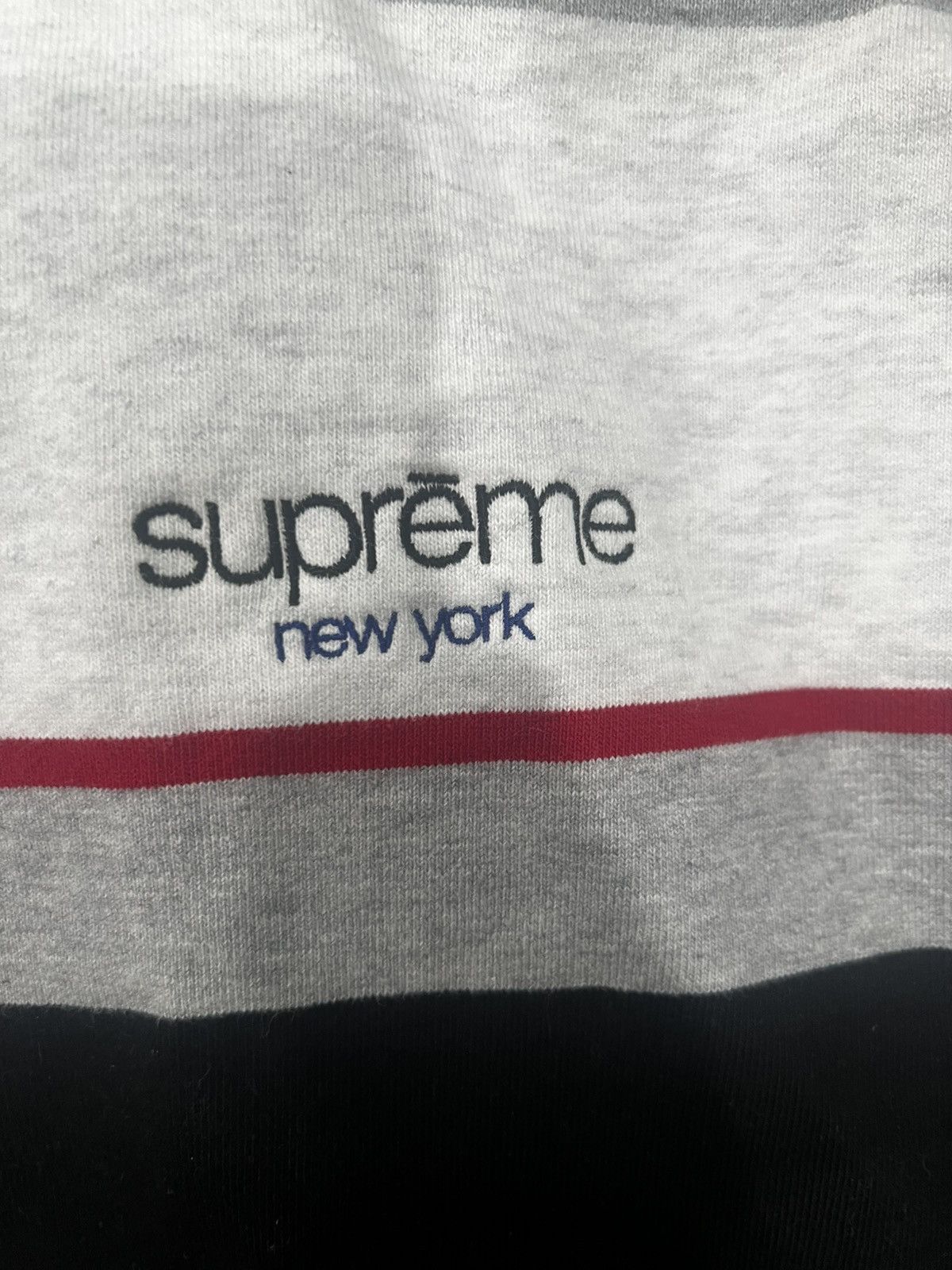 Supreme Supreme striped hooded sweatshirt Size US M / EU 48-50 / 2 - 3 Thumbnail