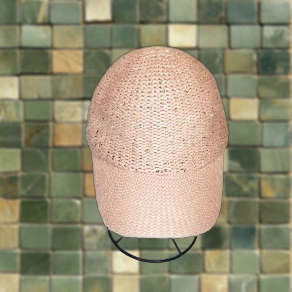 Vintage COLLECTION 18 Women's Knitted Pink Adjustable Band Hat - One Size - NWT Size ONE SIZE - 1 Thumbnail