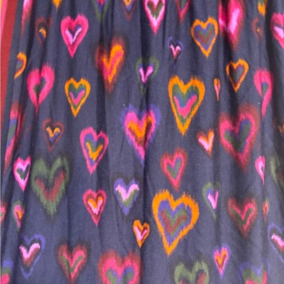 Farm Rio FARM Rio Heart Print Knit Set (Top & Skirt /2pc Set) – (XS) Size XS / US 0-2 / IT 36-38 - 7 Thumbnail