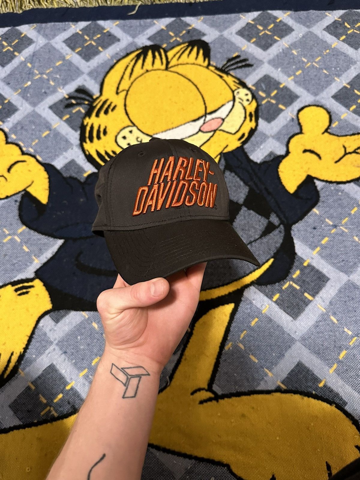 Harley Davidson Vintage Harley Davidson Sun Faded Embroidered Hat Size ONE SIZE - 1 Thumbnail