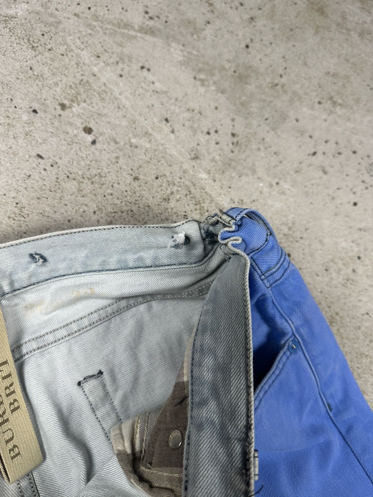 Burberry Vintage Y2K Burberry Brit Loose Baggy Blue Denim Pants Jeans Size US 32 / EU 48 - 11 Thumbnail