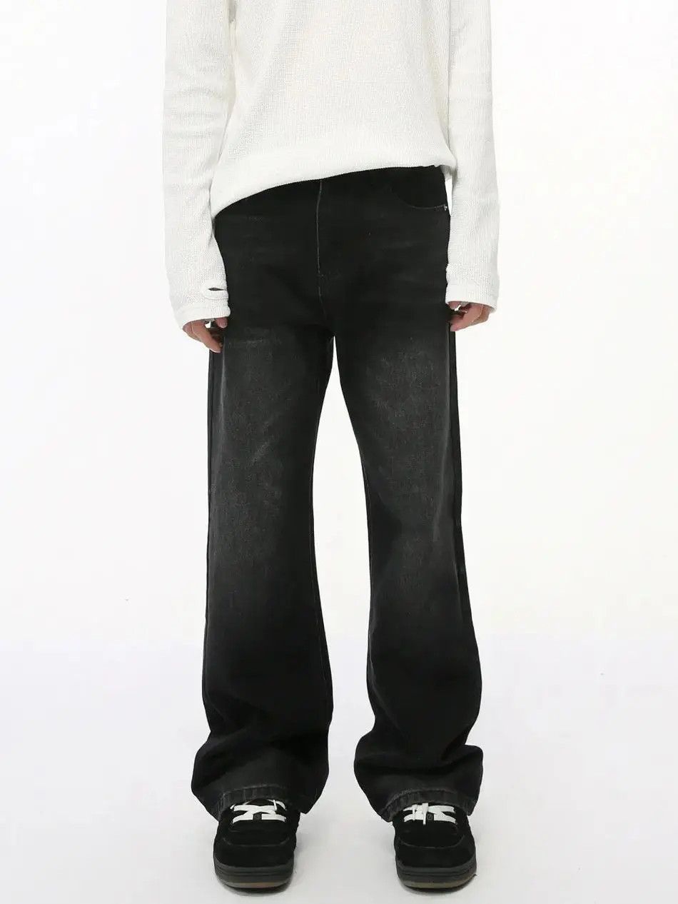 Japanese Brand Retro loose casual micro flared jeans Size US 32 / EU 48 - 3 Thumbnail