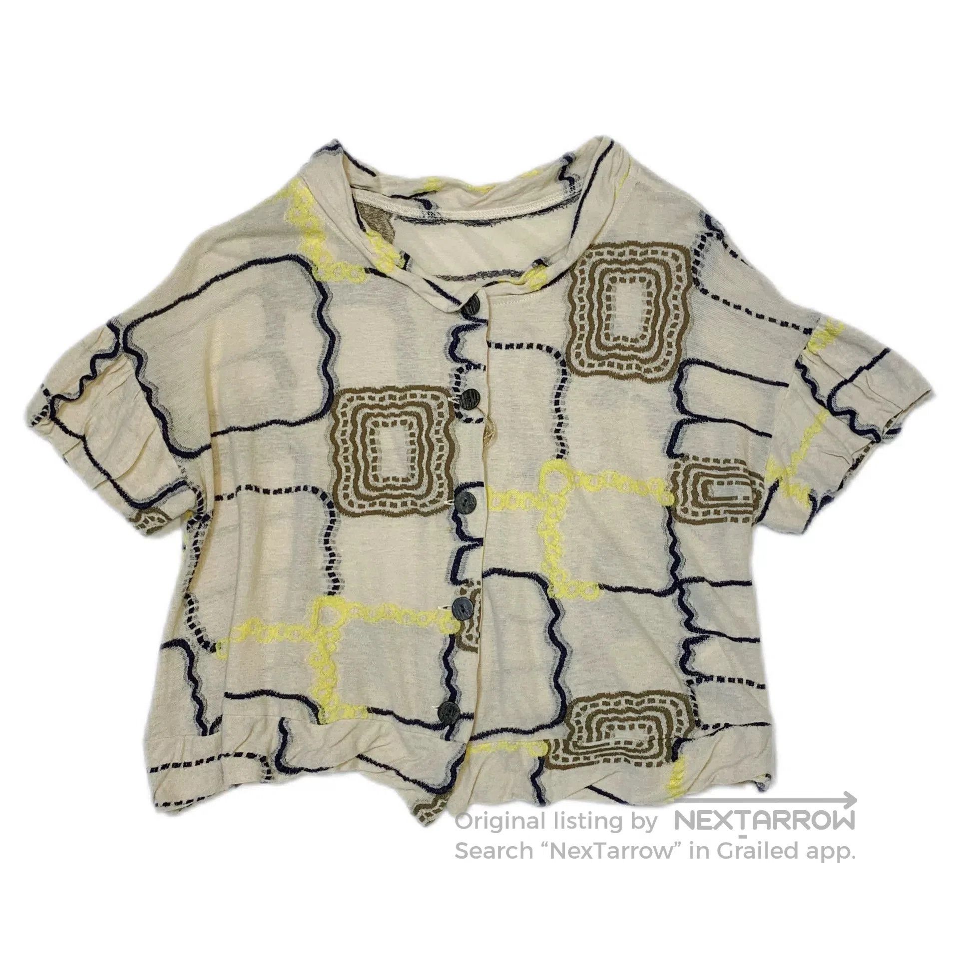 Other Irregular Pleat Neck Top. Size XS / US 0-2 / IT 36-38 - 1 Thumbnail