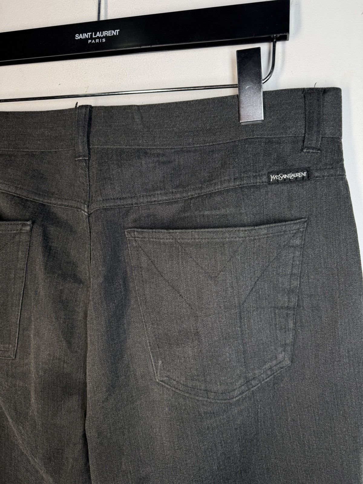 Yves Saint Laurent 36x32 YSL Casual Pants Grey YSL Jeans Size US 36 / EU 52 - 11 Thumbnail