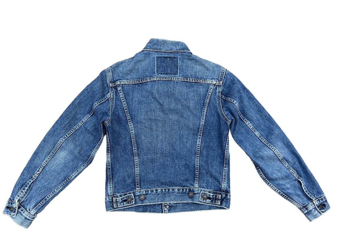 Levi's Vintage Clothing VTG 1996 LVC Levi’s 557 Big E Fade Denim Trucker Jacket Size US S / EU 44-46 / 1 - 2 Thumbnail