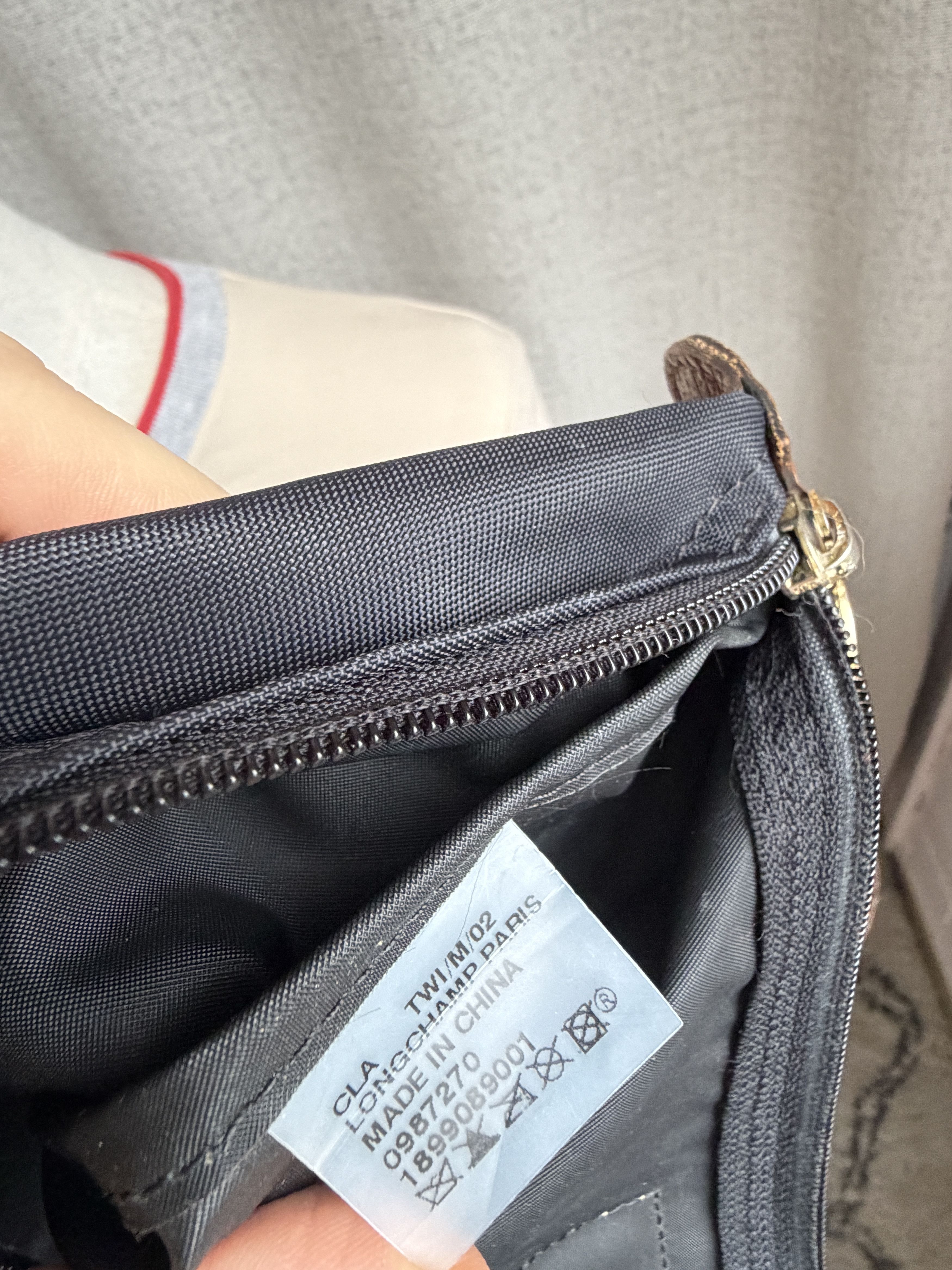 Longchamp Longchamp Le Pliage Black Nylon Top Handle Bag Size L Size ONE SIZE - 15 Thumbnail