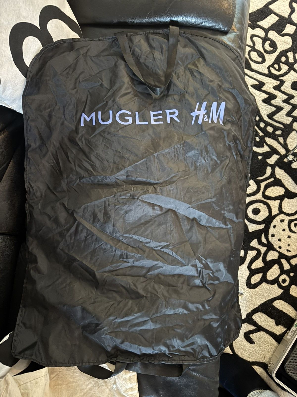 H&M × Mugler Rare Mugler X H&M Velvet Peplum Dress Black UK14/US10/EUR 42 Size M / US 6-8 / IT 42-44 - 11 Thumbnail