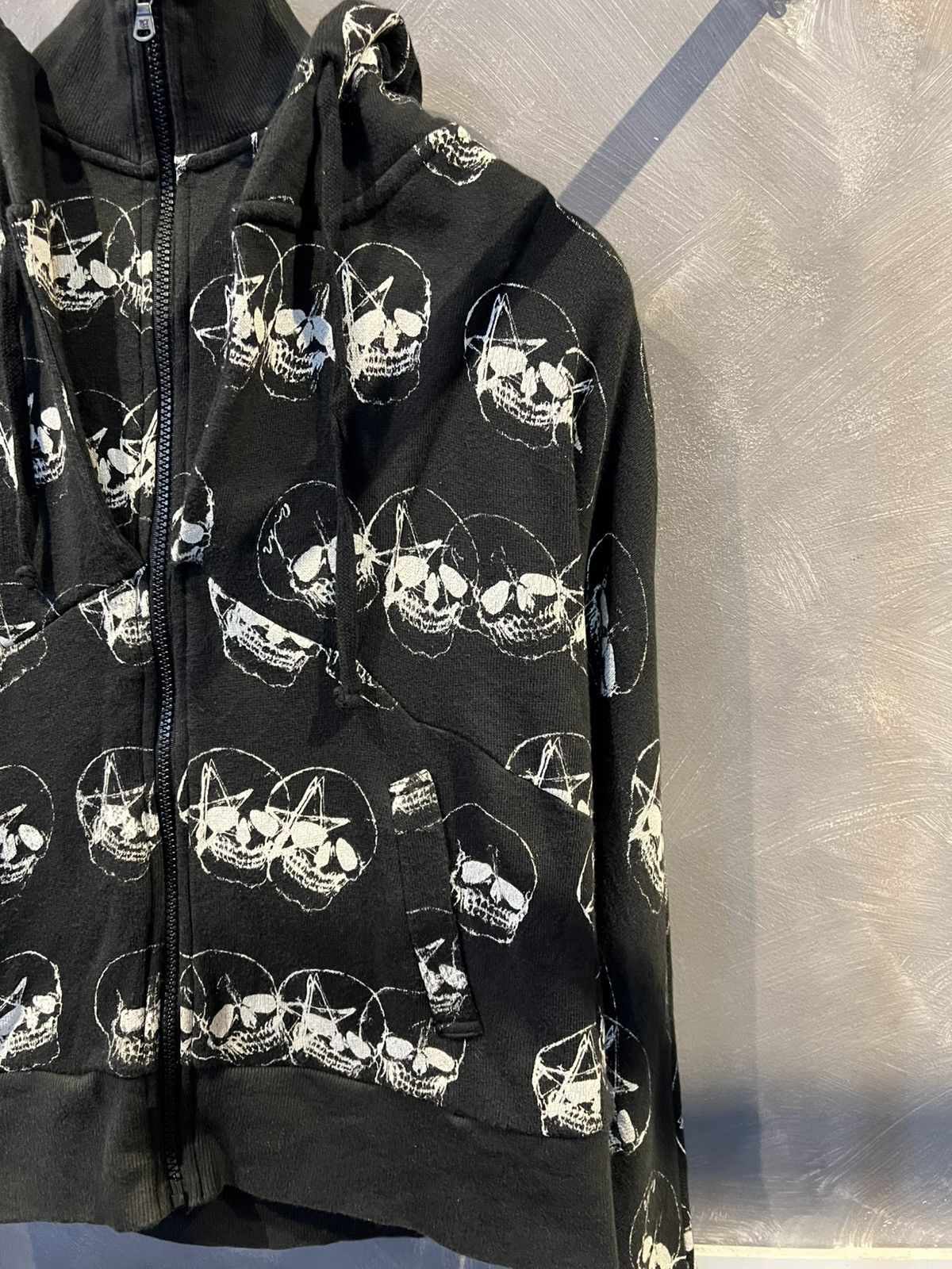 Japanese Brand Ugiz Skulls Zipper Hoodie Size US M / EU 48-50 / 2 - 6 Thumbnail