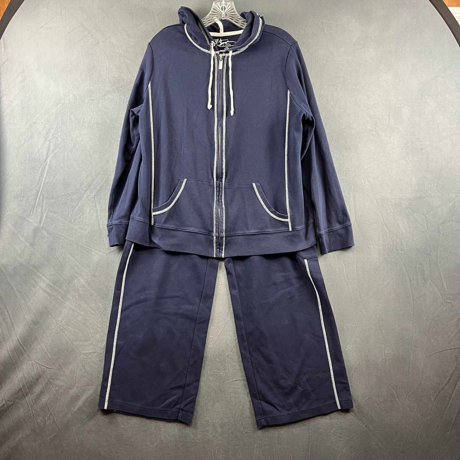 Other V Sport by Venezia Womens 14/16 Hooded Track Suit Plus Size Size XL / US 12-14 / IT 48-50 - 13 Thumbnail