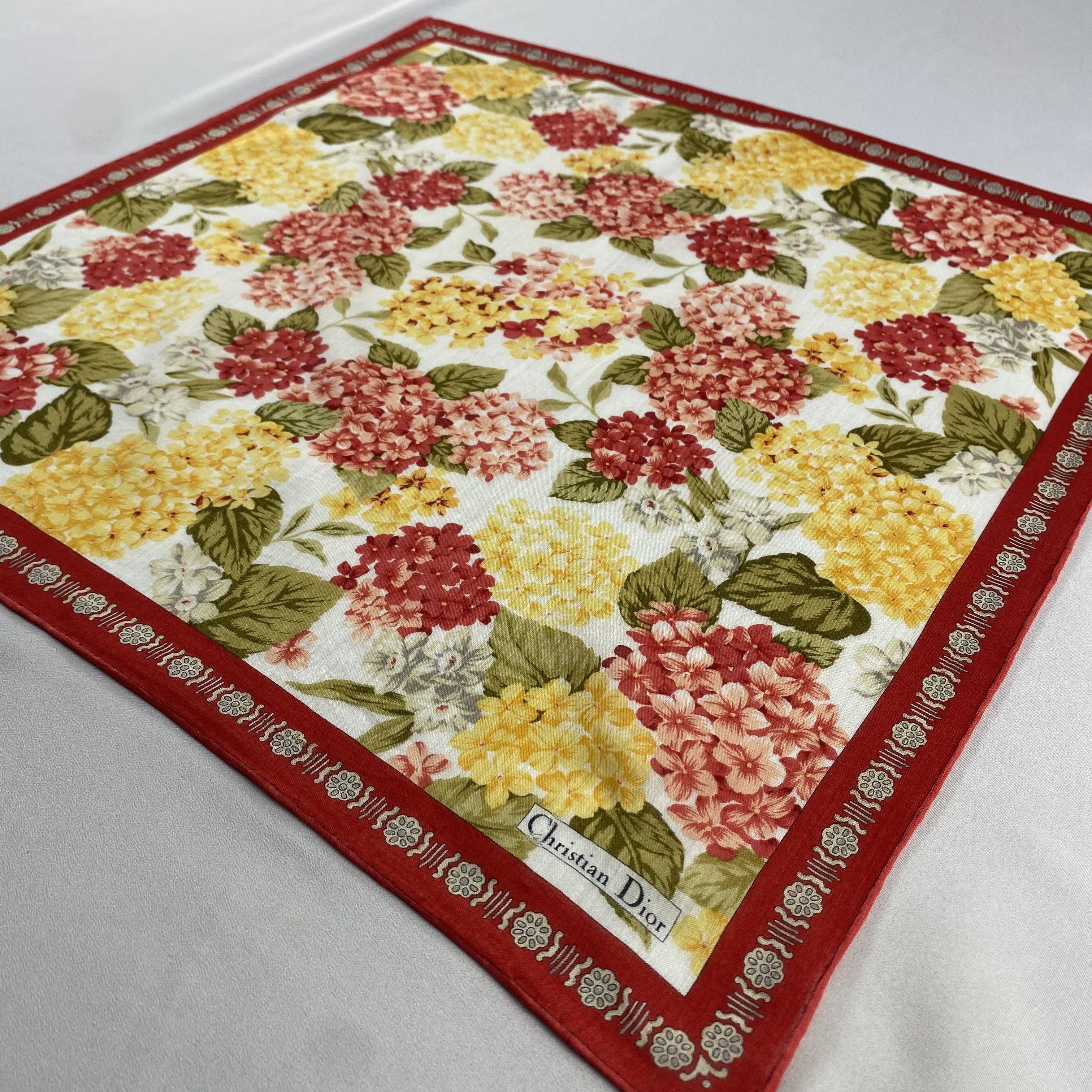 Vintage Christian Dior Monsieur Handkerchief / Neckerchief-P1247 Size ONE SIZE - 2 Thumbnail
