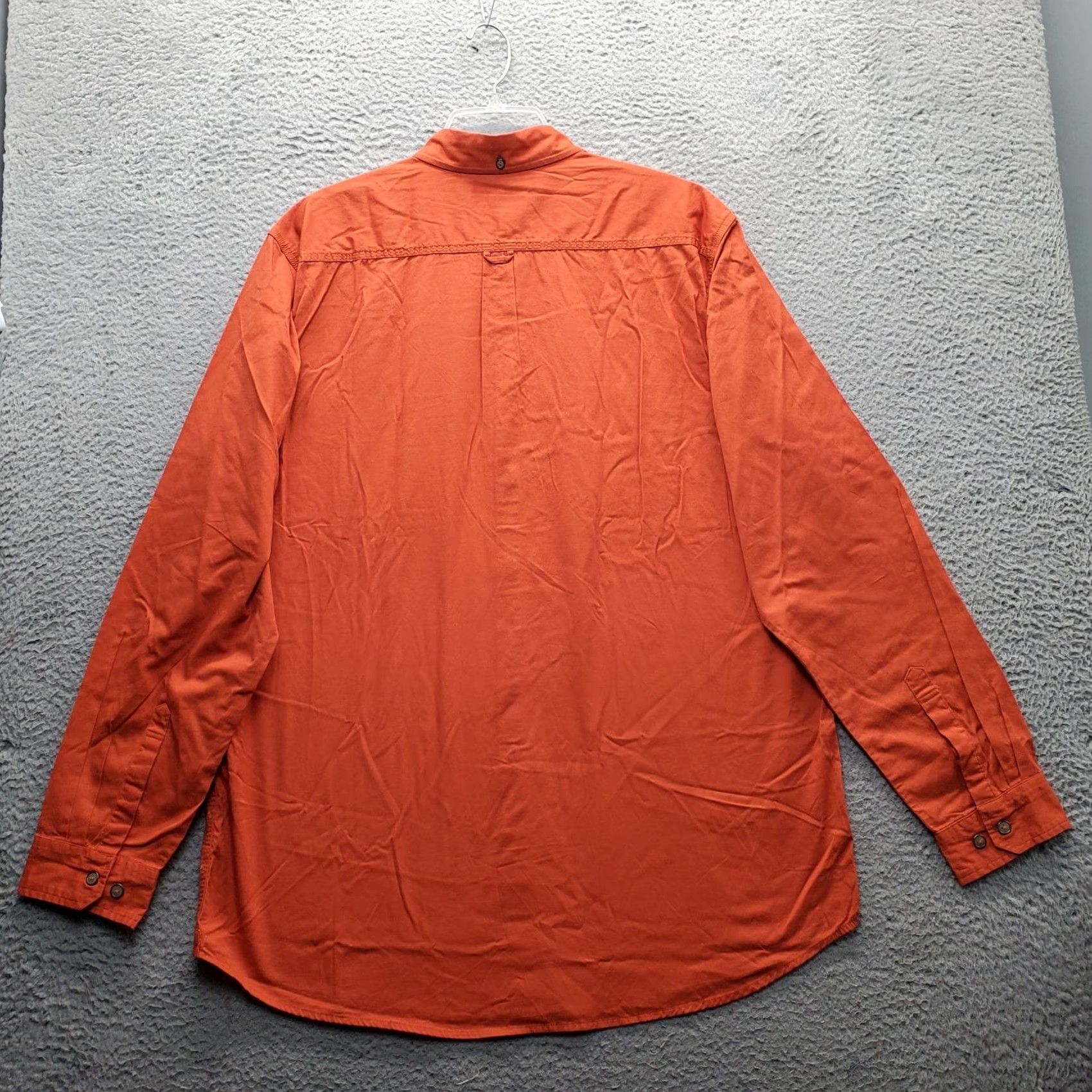 The Territory Ahead Territory Ahead Mens Orange Long Sleeve Button-Down Casual Shirt XLT Size US XL / EU 56 / 4 - 2 Thumbnail