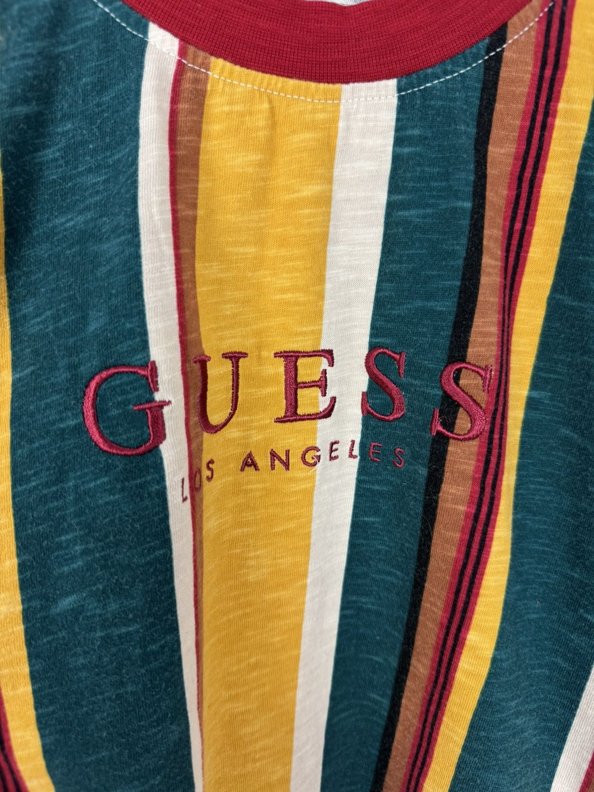 Guess Guess Originals Los Angeles Striped L/S T-Shirt Size US M / EU 48-50 / 2 - 5 Thumbnail