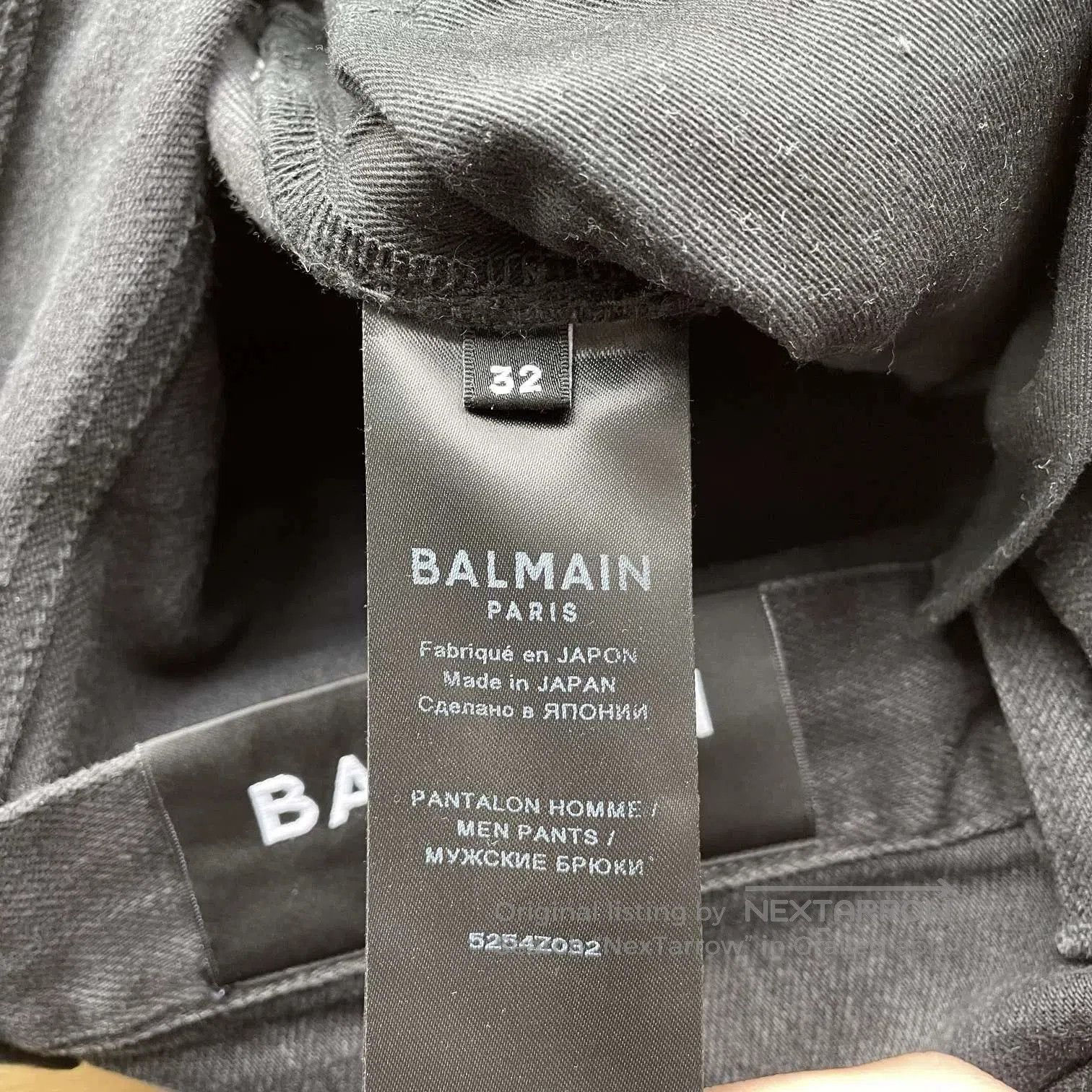 Balmain Black Distressed Denim Jeans Size 32. Size US 32 / EU 48 - 6 Thumbnail