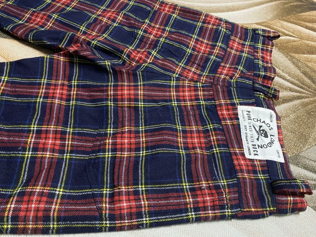 Japanese Brand Chaos London Punk Tartan by Sexy Dynamite London Size US 30 / EU 46 - 9 Thumbnail