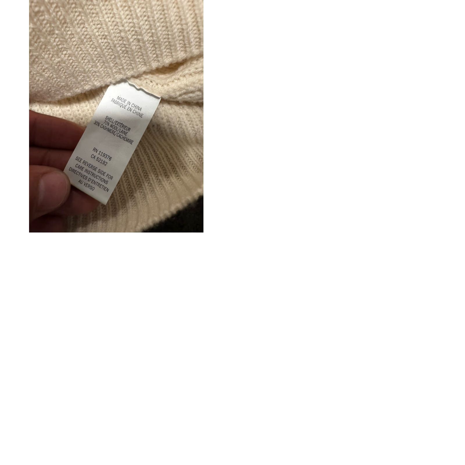 Helmut Lang HELMUT LANG Ribbed Wool Cashmere Sweater Ivory Shaker Knit Pullover Size Small Size S / US 4 / IT 40 - 9 Thumbnail