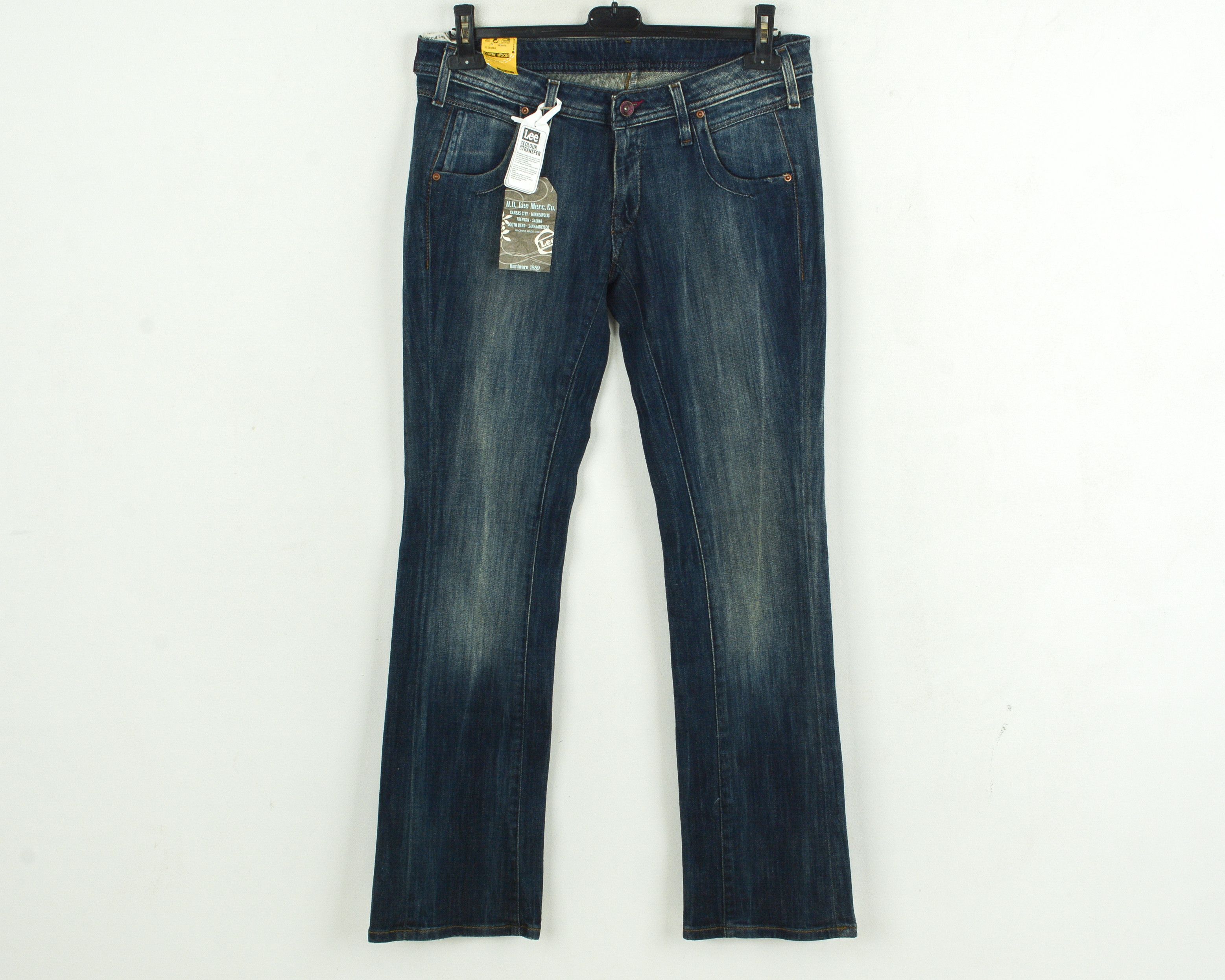 Lee Jeans Coral Moon Slim Fit W32 L33 Cotton Pants Faded Size 32" / US 10 / IT 46 - 1 Thumbnail