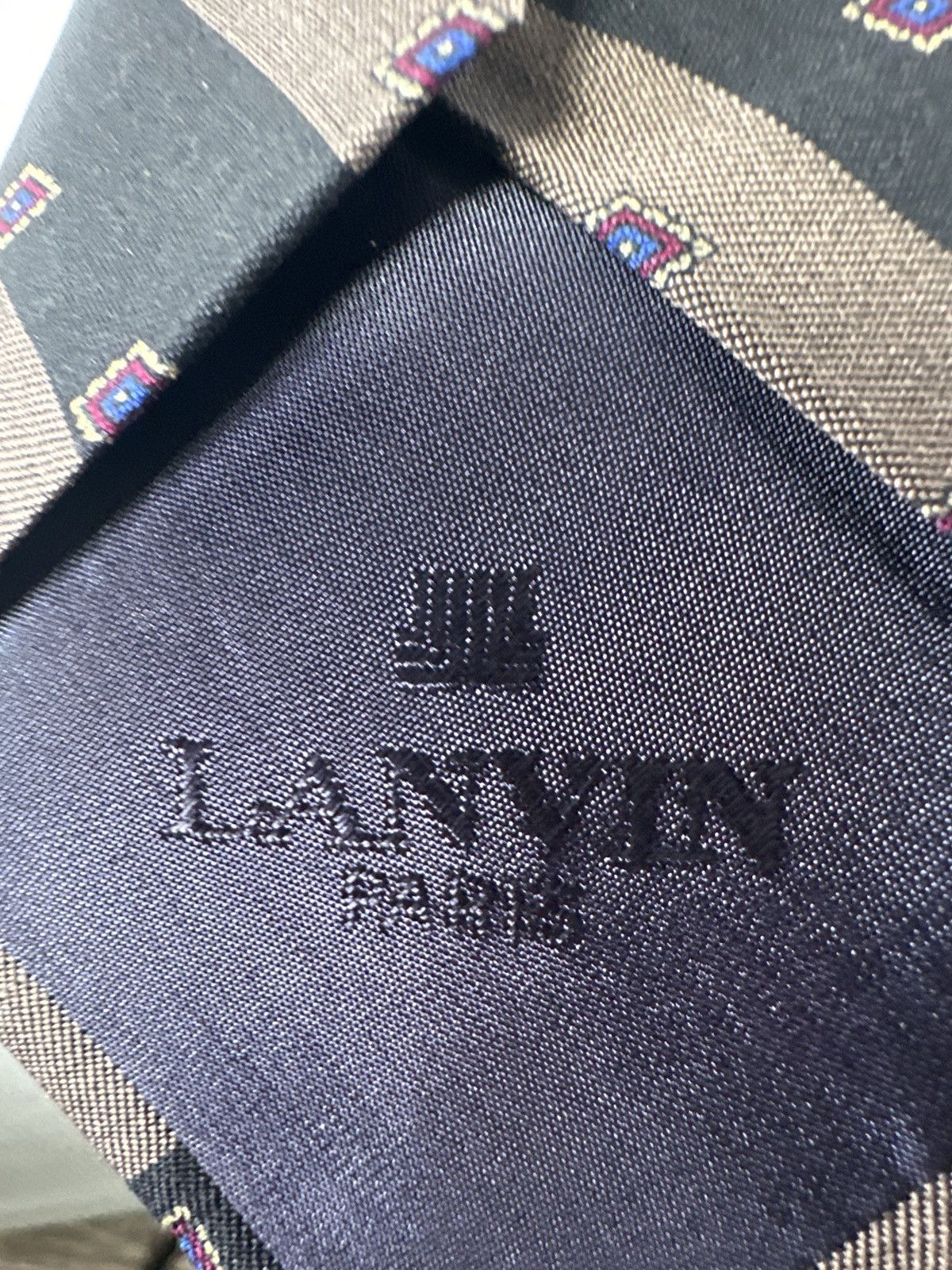 Lanvin Lanvin Paris 100% Silk Tie Size ONE SIZE - 4 Thumbnail