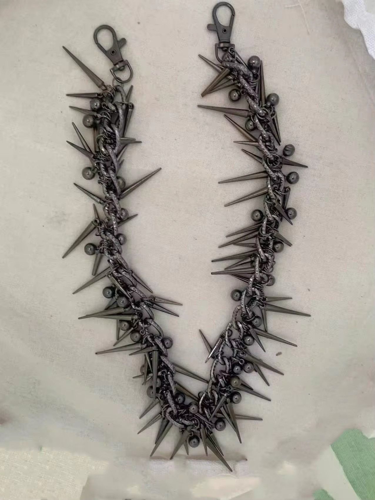 Jewelry Black Metal Pants Chain Size ONE SIZE - 6 Thumbnail