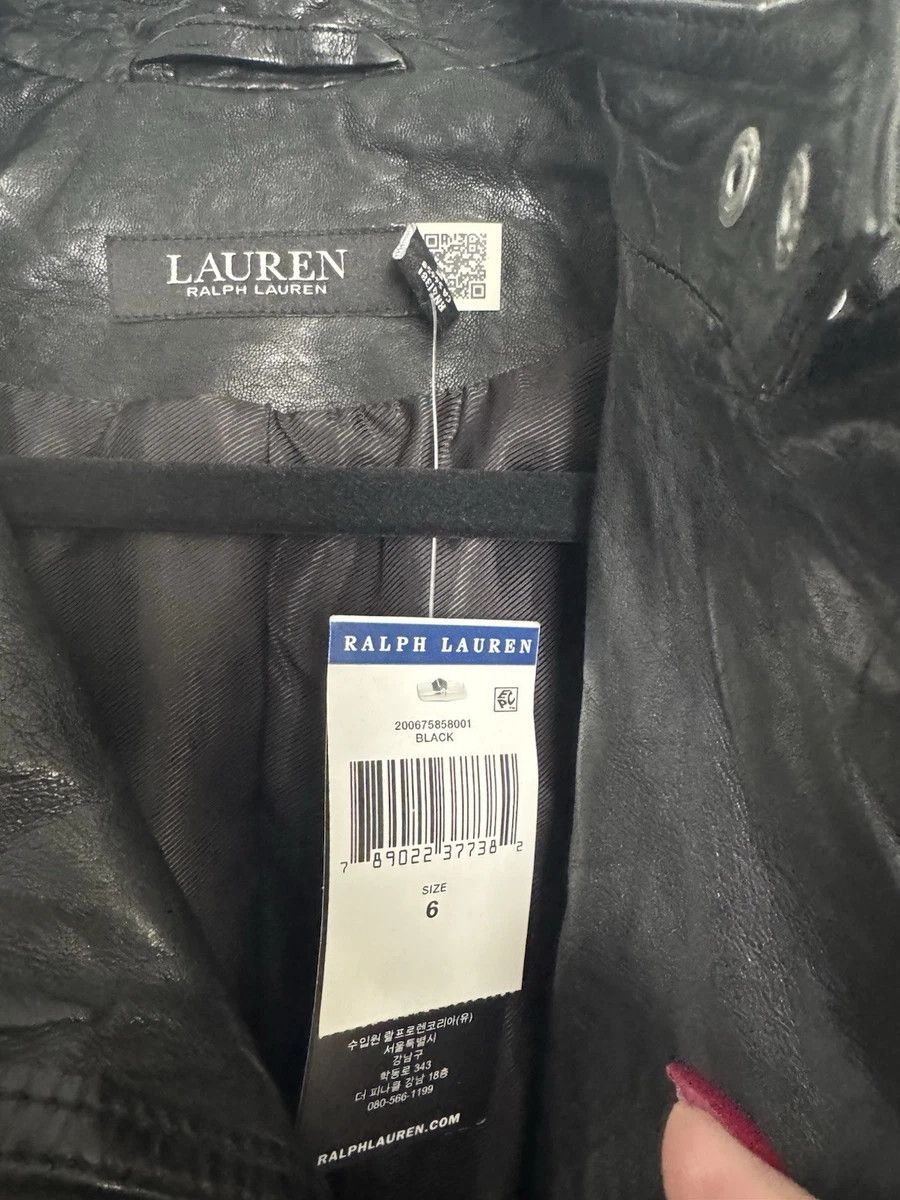 Lauren Ralph Lauren Lauren by Ralph lauren lamb leather biker jacket Size M / US 6-8 / IT 42-44 - 3 Thumbnail